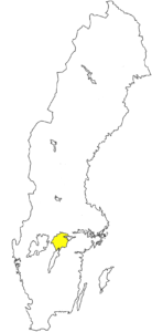 Närke, Landschaft in Schweden