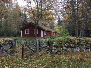 rotes Haus Steinmauer Småland