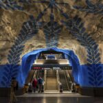 Stockholm Schweden U-Bahn Station tunnelbana