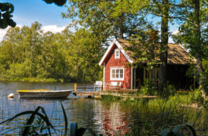 Ödevata Småland Schweden Aktivitäten Wasser Bootshaus